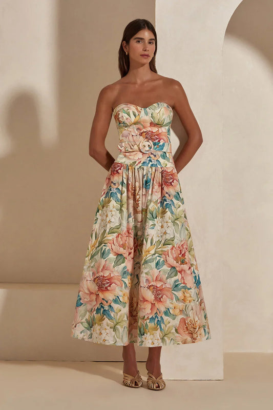 Fleur Romance Maxi Dress