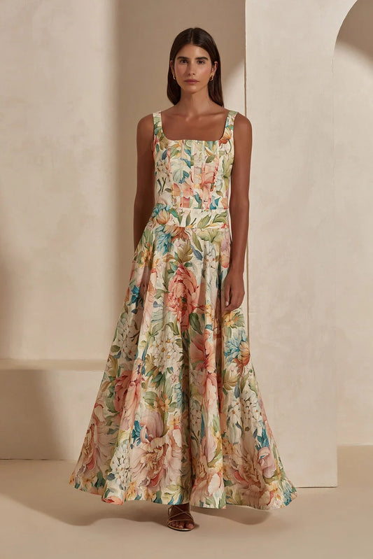 Fleur Lyra Midi Dress