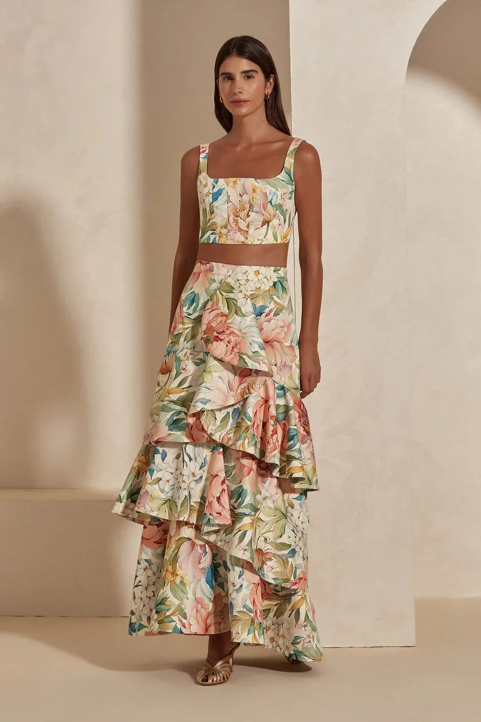 Skylush Bloom Ruffle CO-ORD SET
