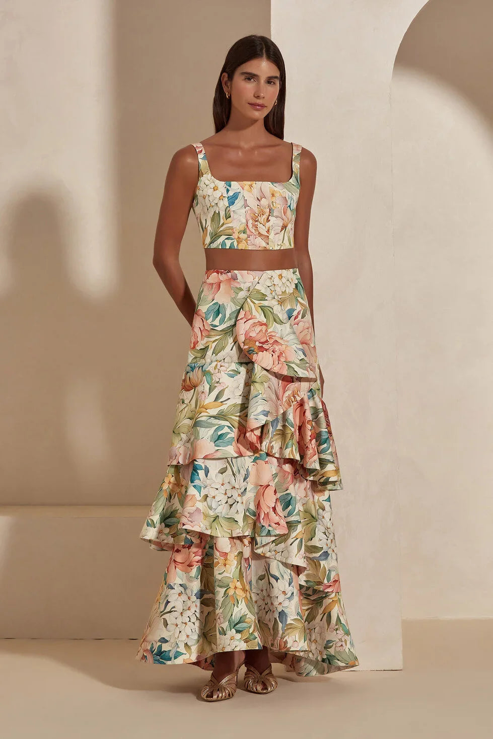 Skylush Bloom Ruffle CO-ORD SET