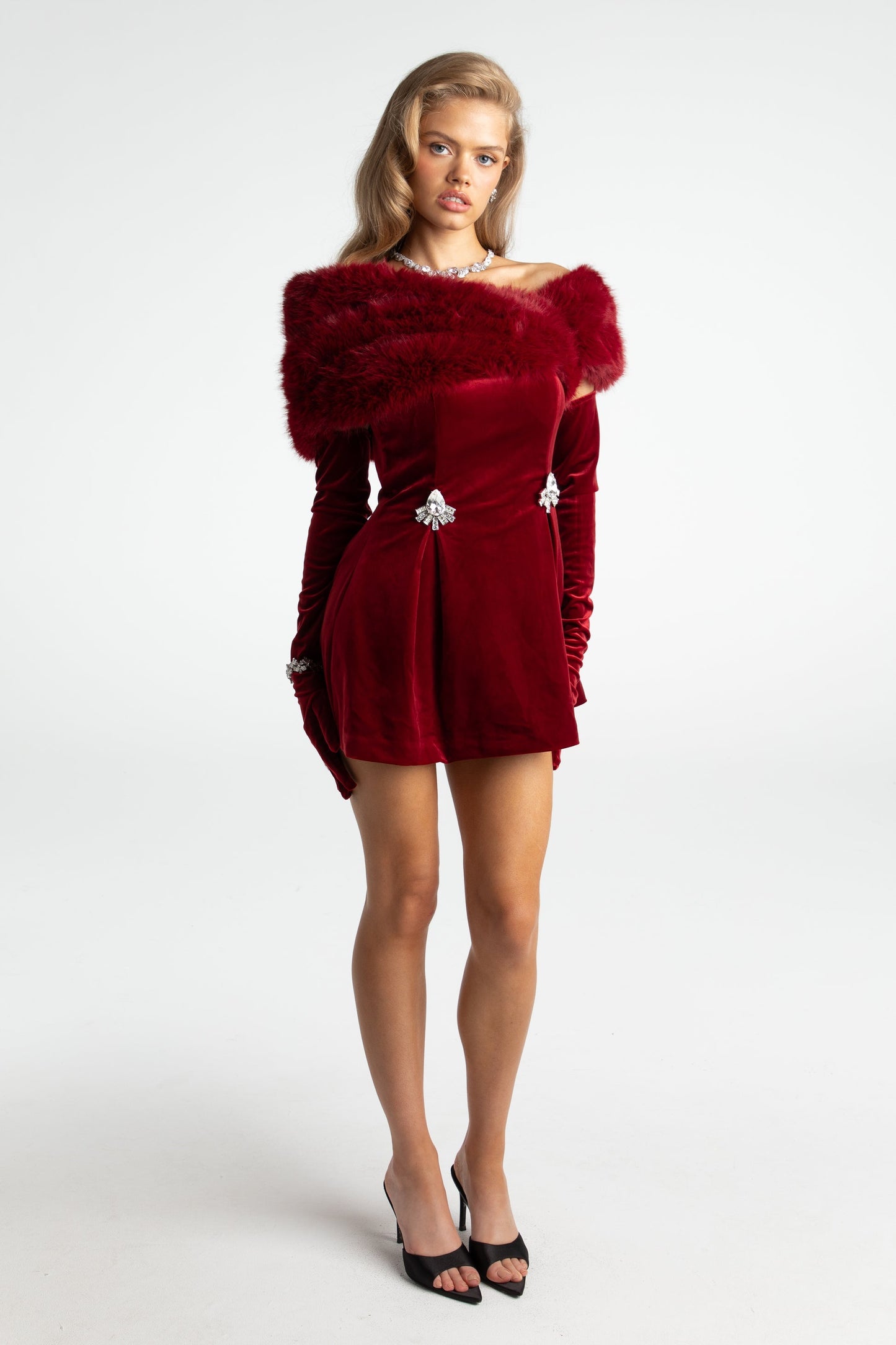 Simone Velvet Dress