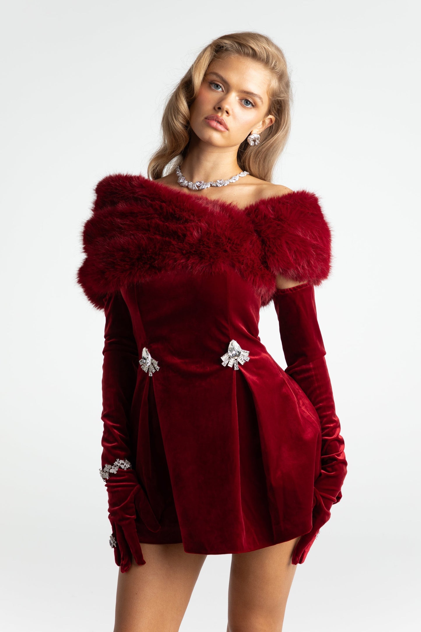 Simone Velvet Dress
