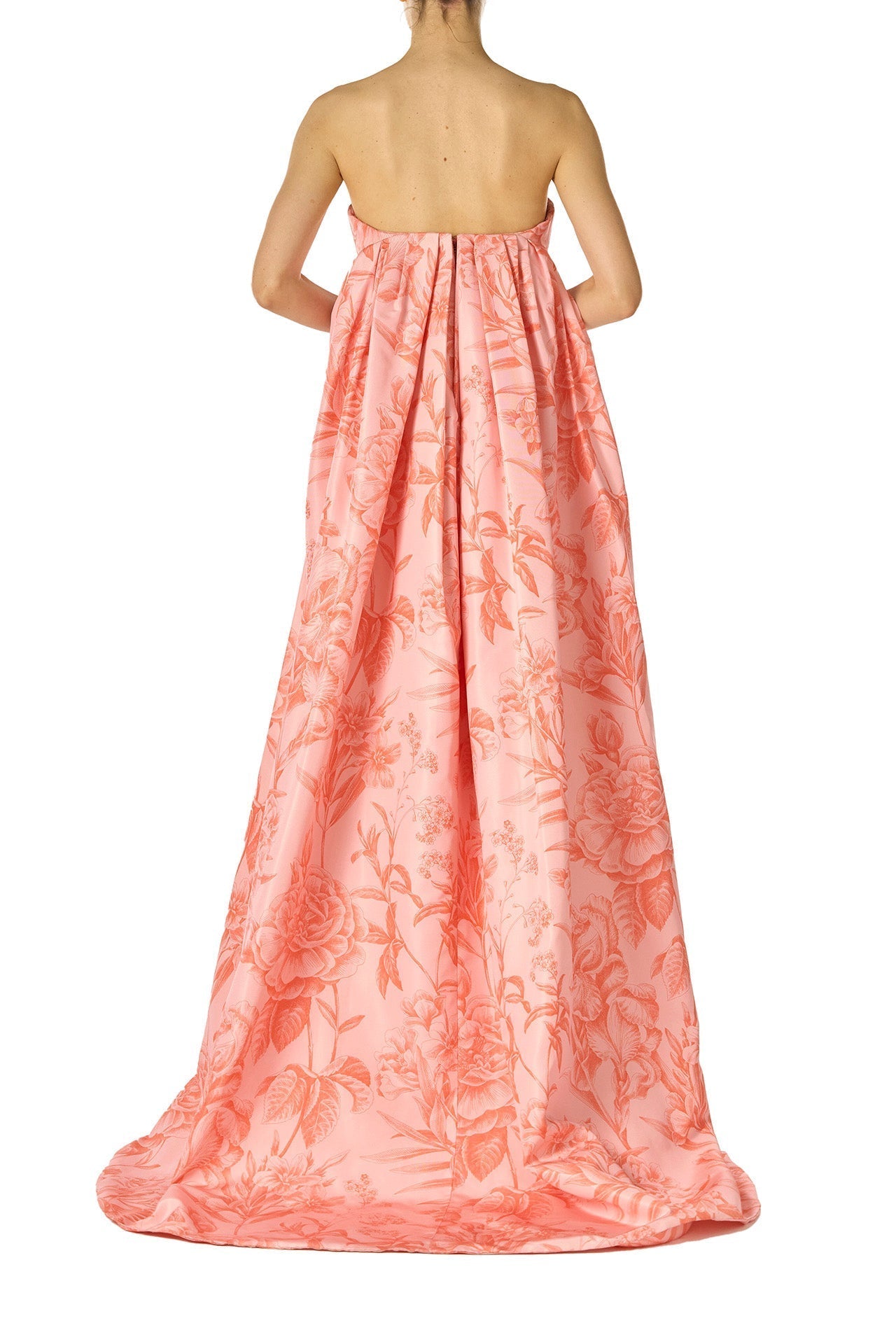 Tropical Rose Column Dress