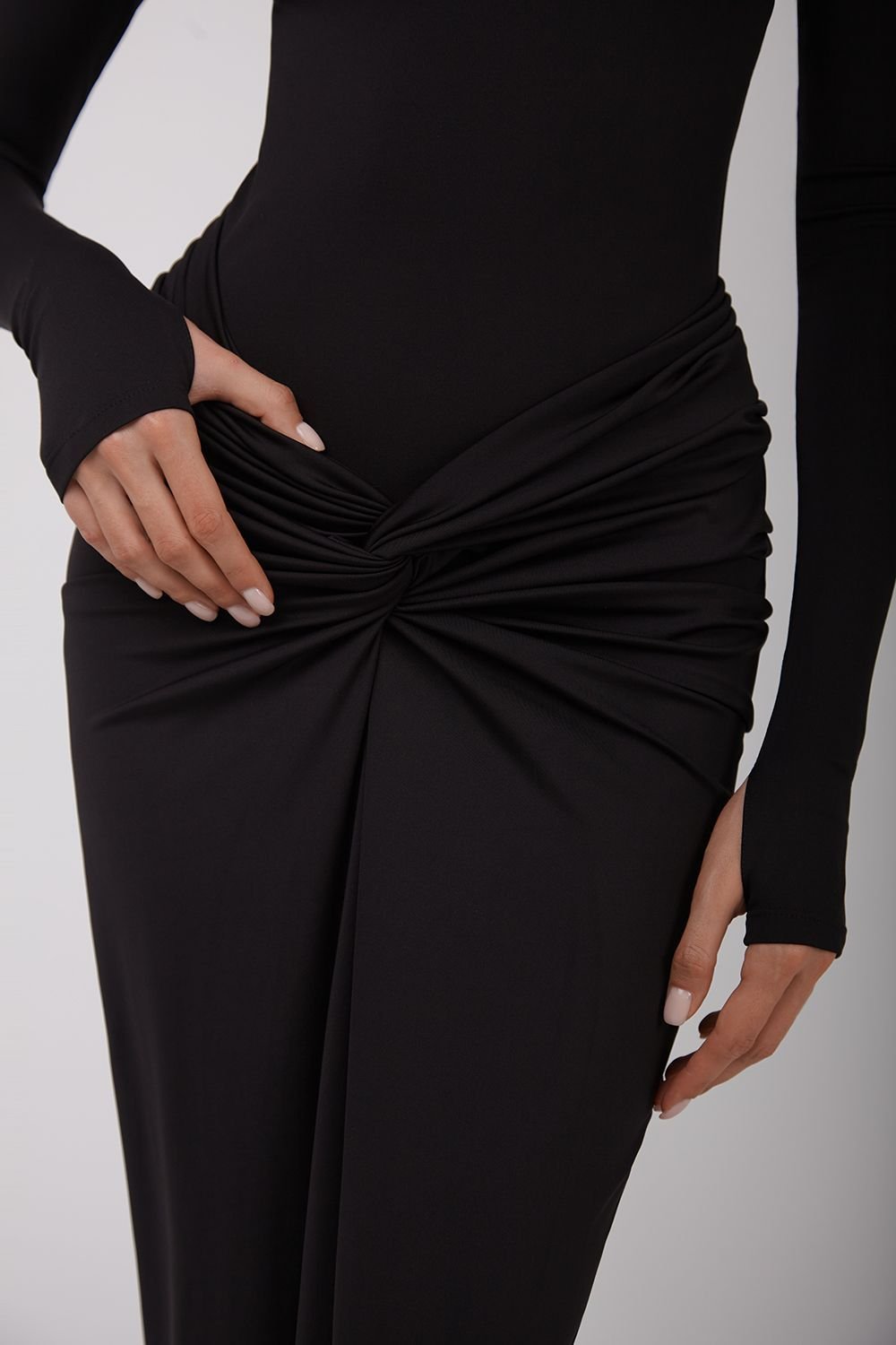Tie-Front Maxi