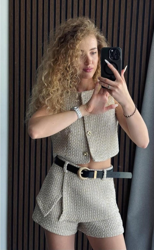 Edge Vest Skort Set