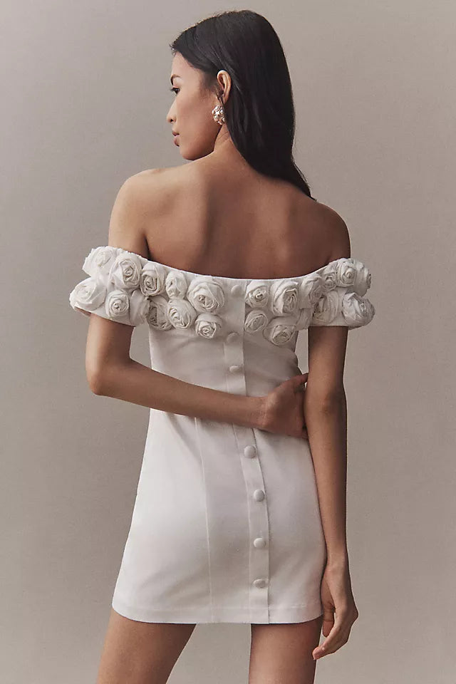 Rosette Mini Dress