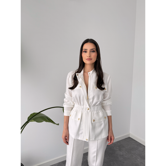 River Gold Buttoned Set