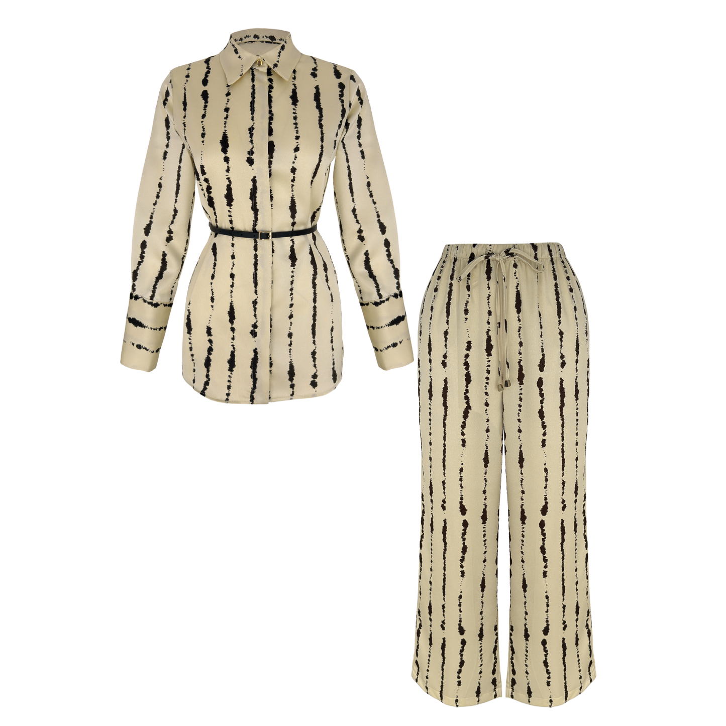 Batty Patterned Set