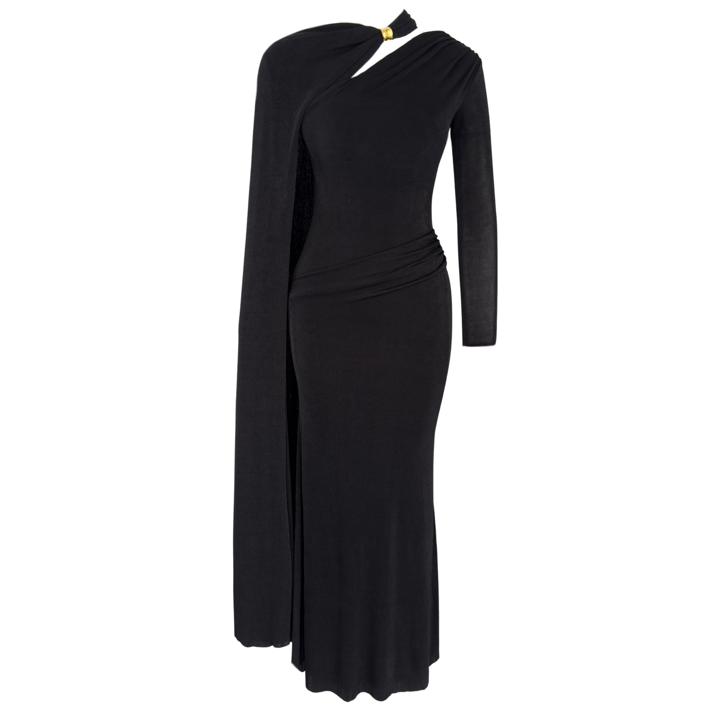 Damson Cape Gown