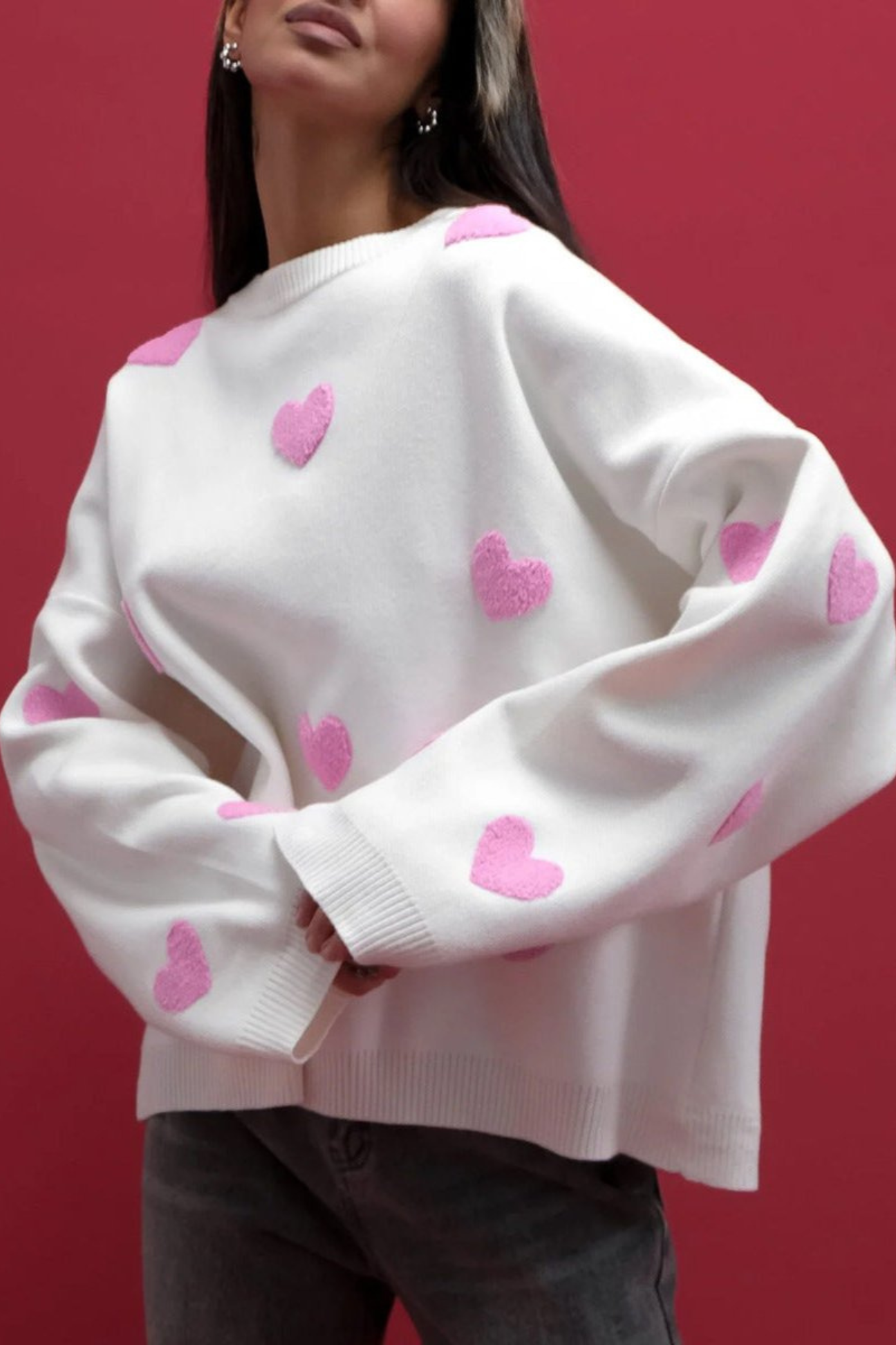 Heartfelt Winter Top