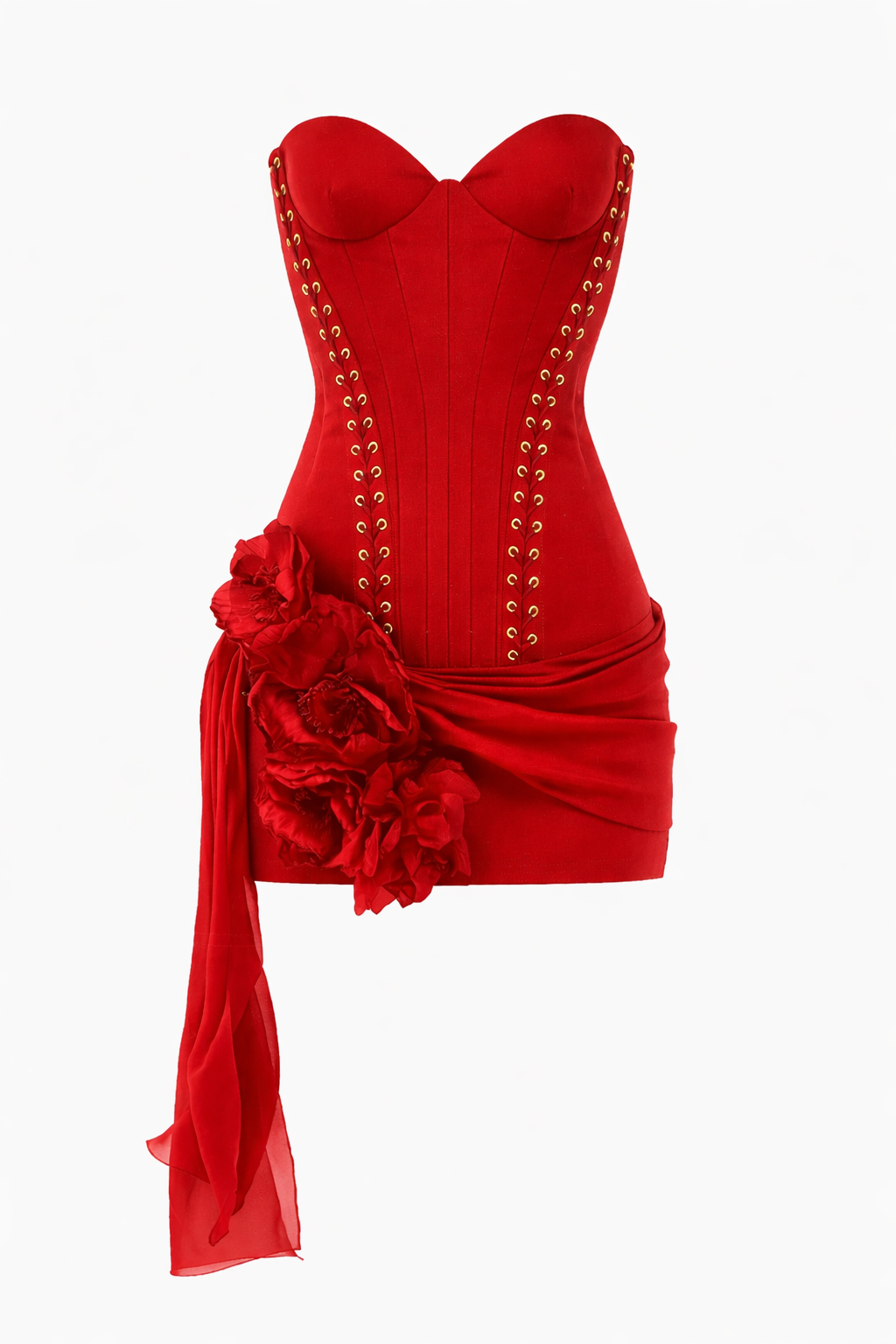 Midnight Corset Bloom Dress
