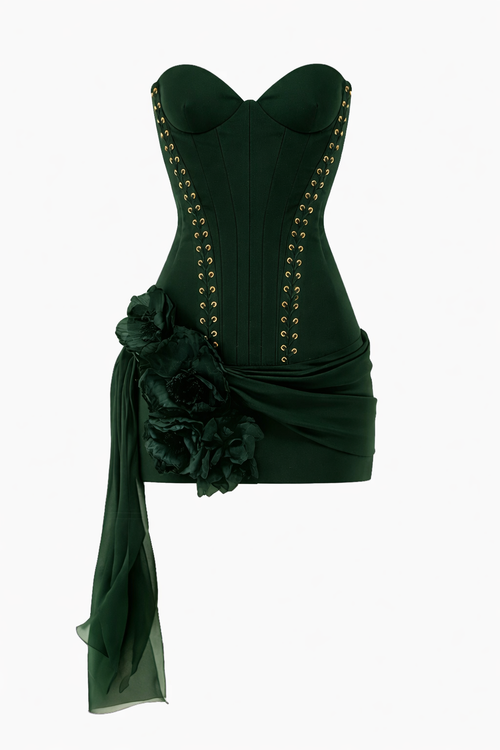 Midnight Corset Bloom Dress