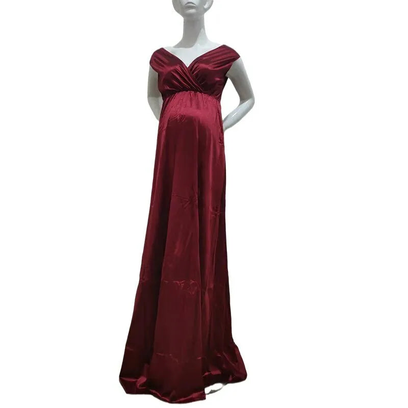 Silken Bloom Gown