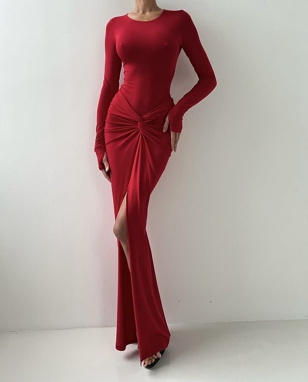 Tie-Front Maxi
