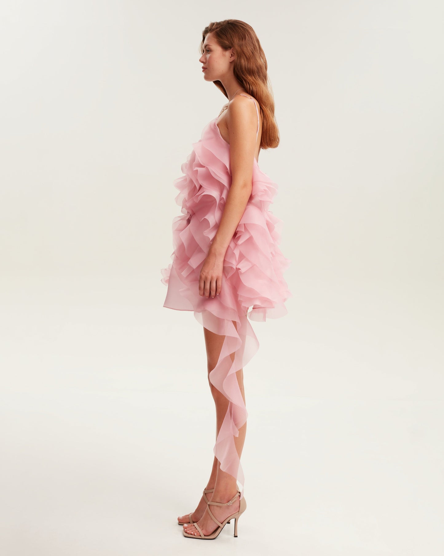 Romantic Ruffled Mini Dress