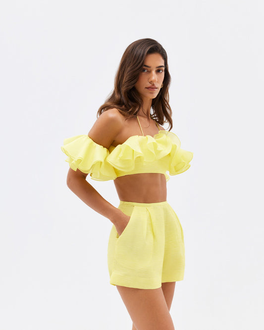 Yellow Magnolia Co-Ord Set