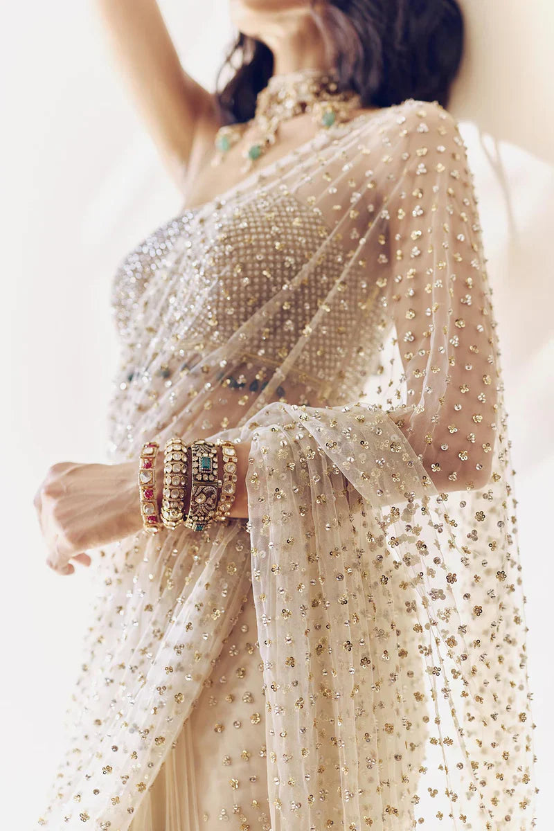 Aurora Gleam Saree
