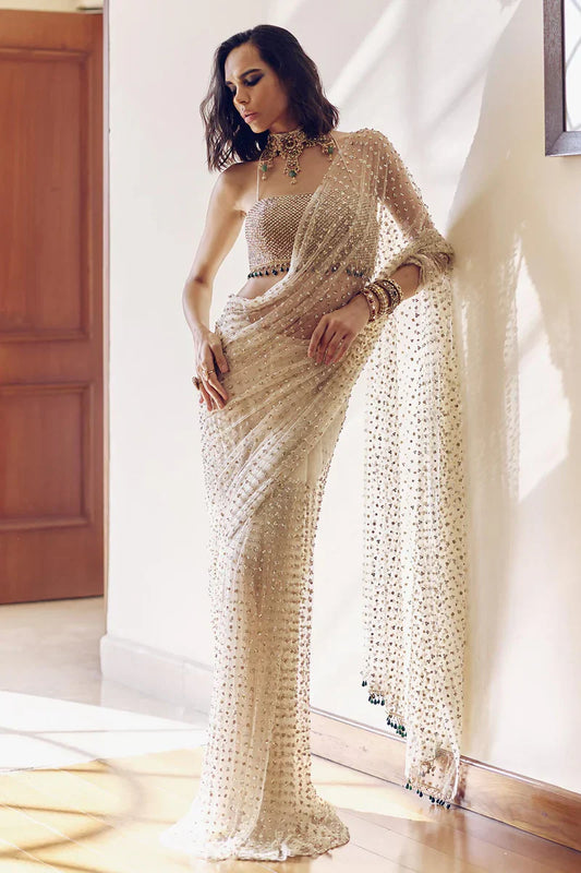 Aurora Gleam Saree