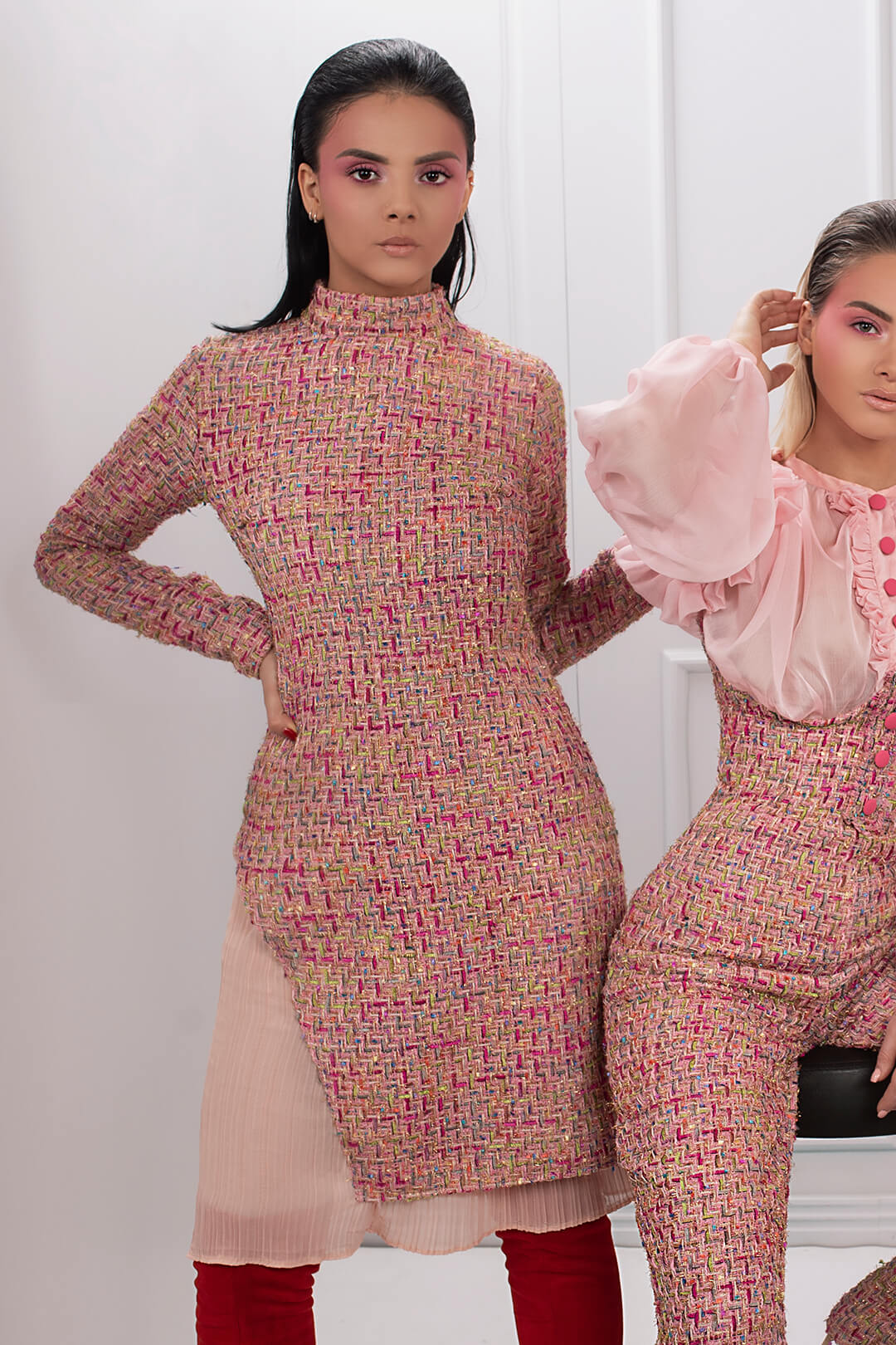 Blush Tweed Mini