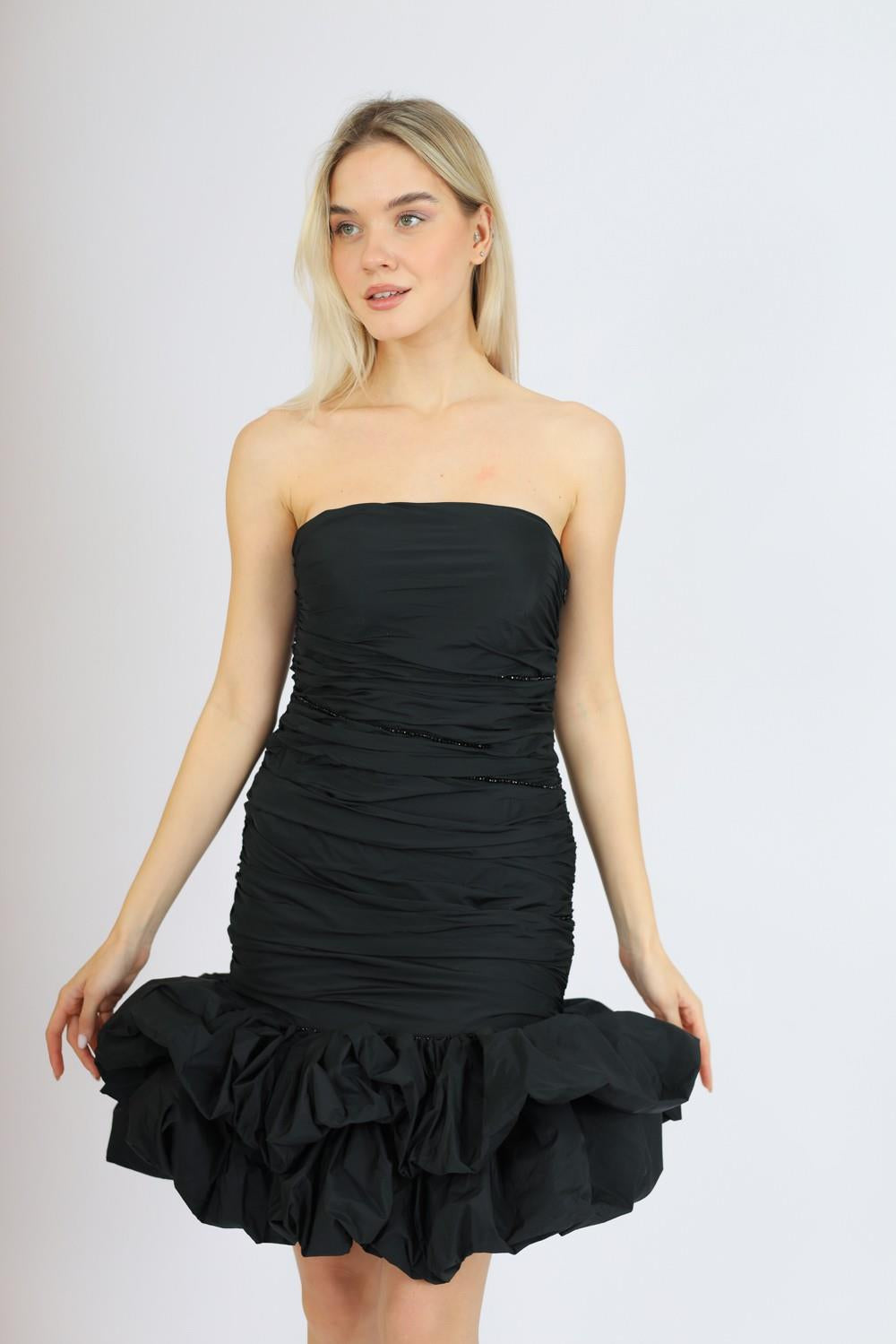 Ruffled Mini Dress