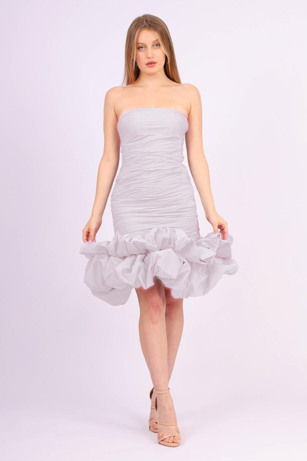 Ruffled Mini Dress