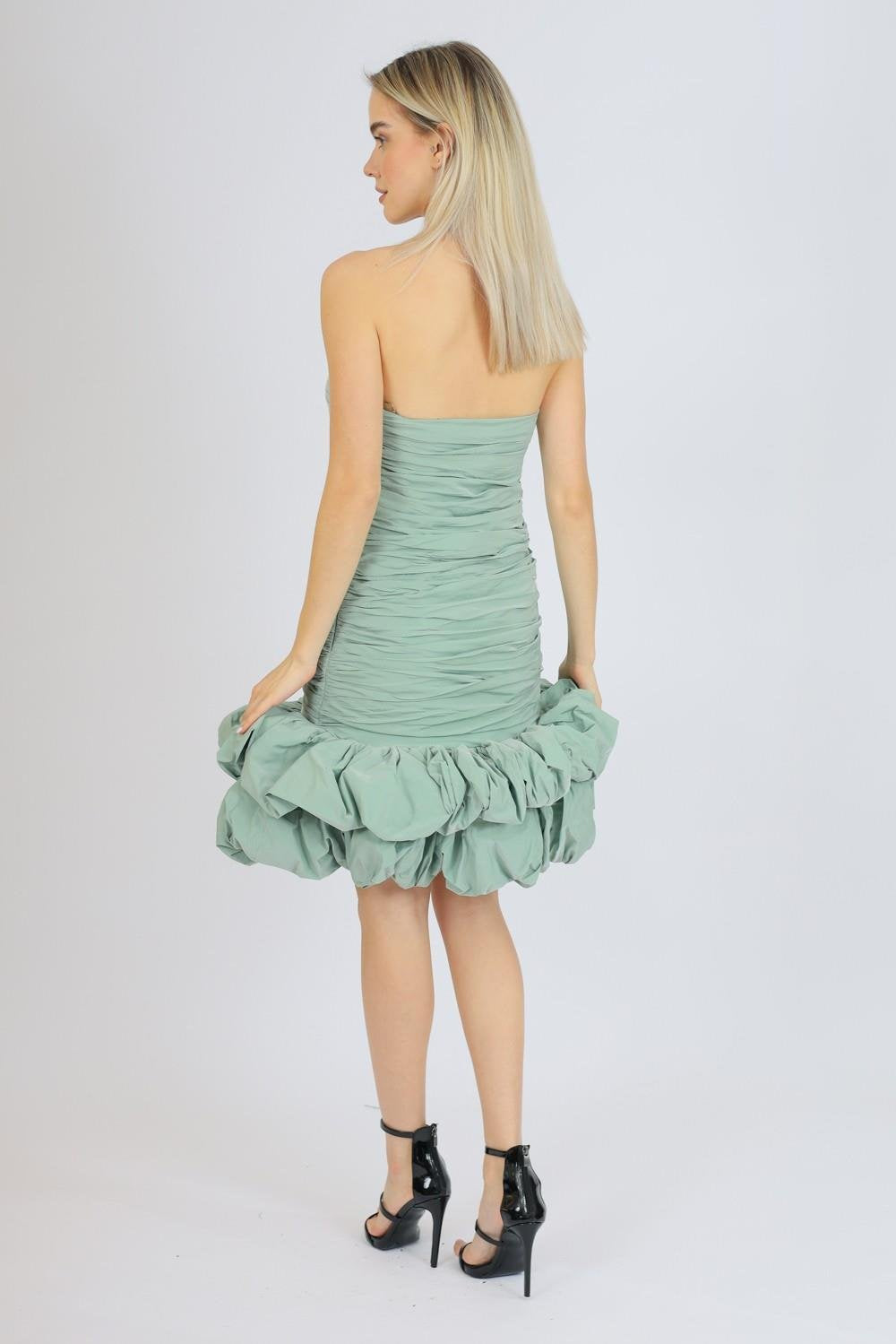 Ruffled Mini Dress