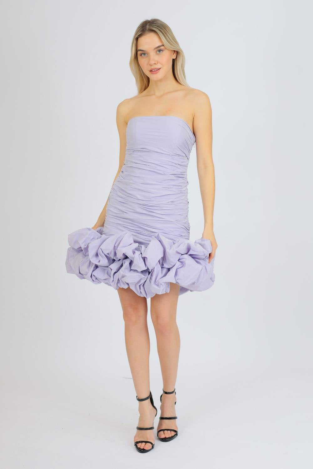 Ruffled Mini Dress