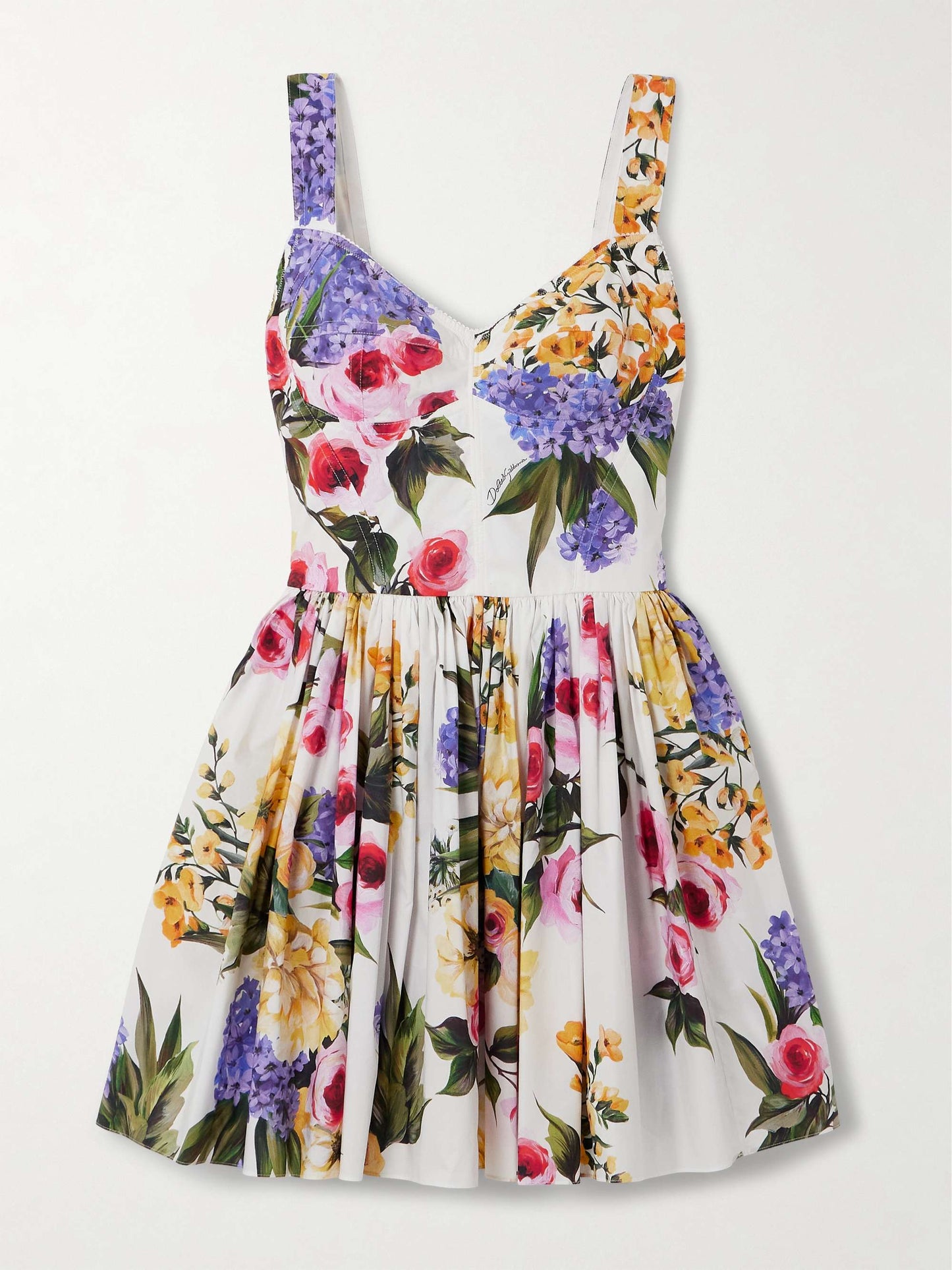 Floral Poplin Mini Dress
